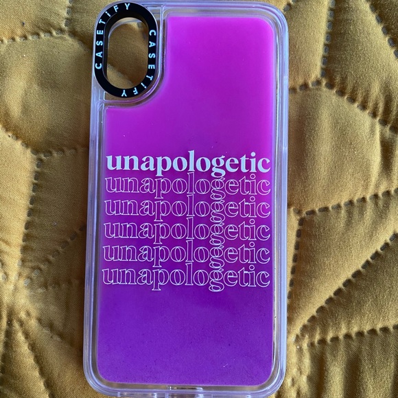Casetify IPhone X case Unapologetic discontinued - Picture 1 of 1